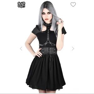 Killstar Midnight Muse Harness Dress